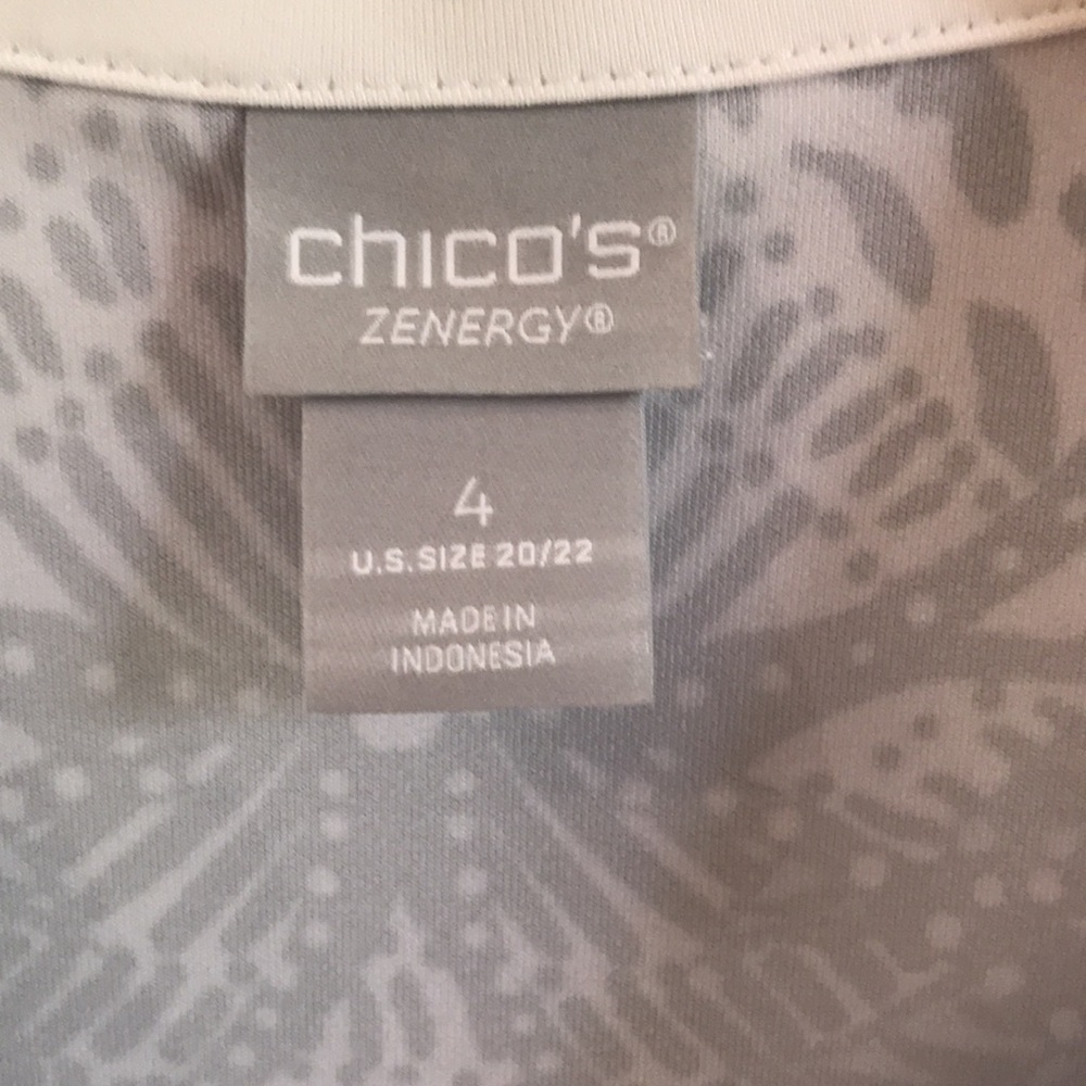 Chico’s Zenergy UV Protection Top 4 NWT - Picture 4 of 7